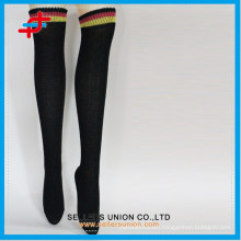 2015 new style ladies' warm polyester thigh high stocking socks wholesale